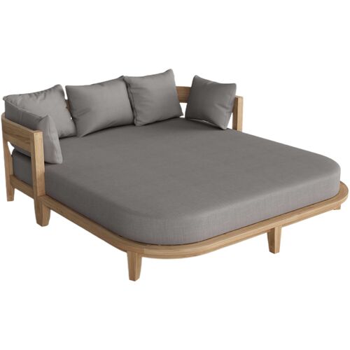 Solterra Outdoor Teak Daybed, Sunbrella