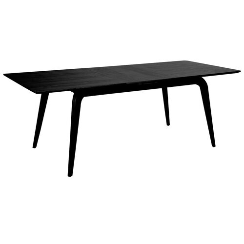 Roy Extension Dining Table, Matte Black~P77629275