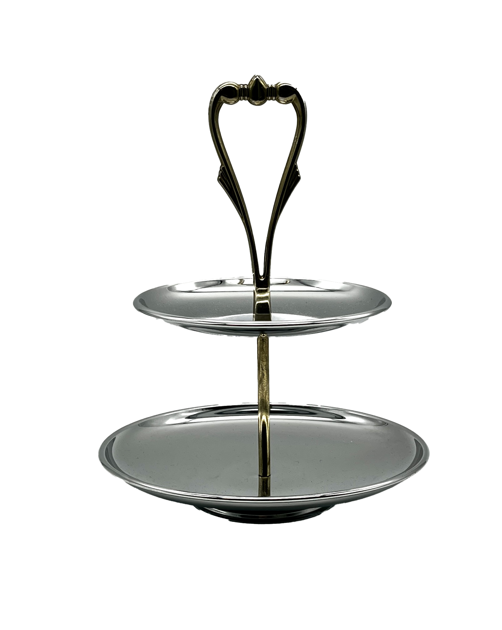 1950s Chrome 2-Tier Serving Stand~P77645760