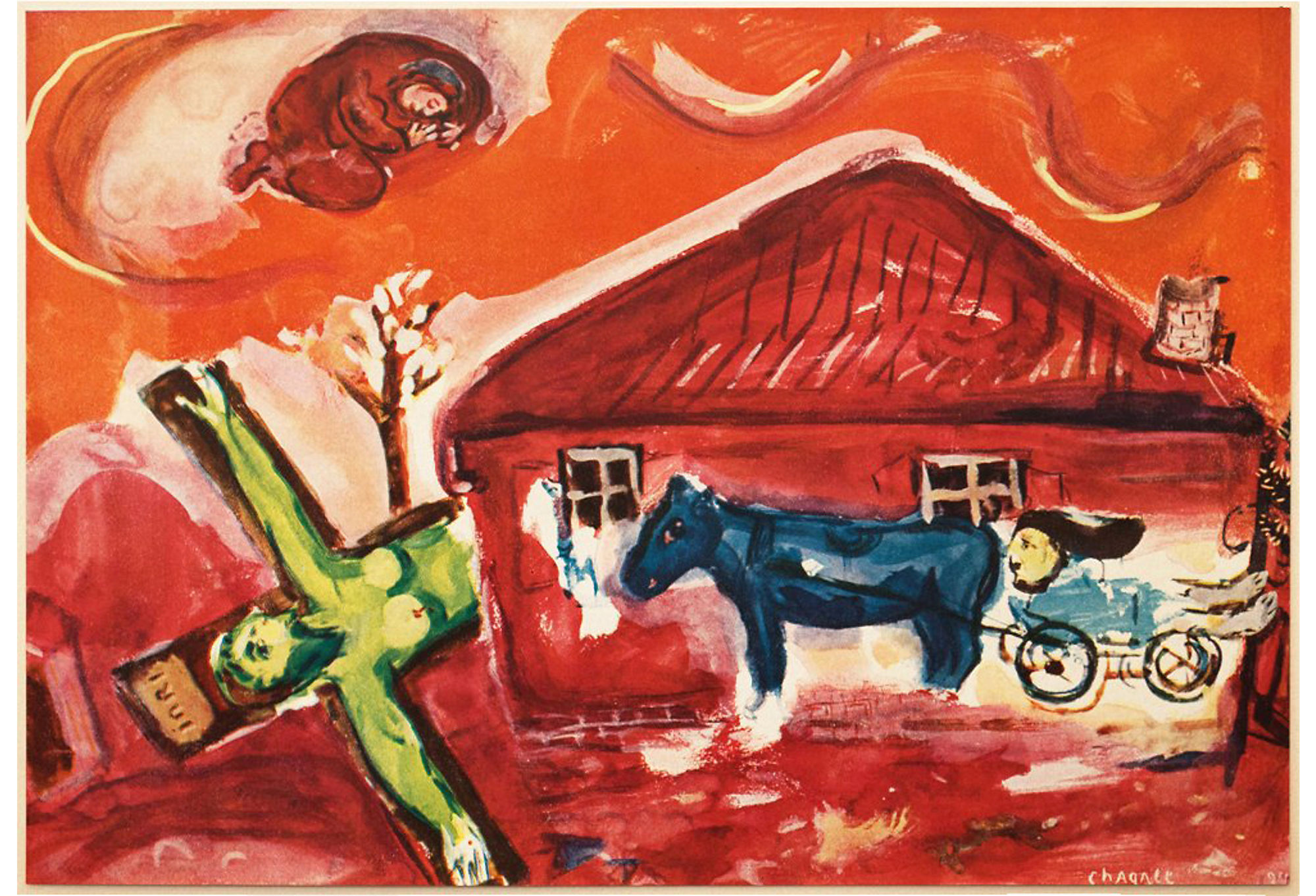1947 Chagall Via Dolorosa w/ COA~P77540491