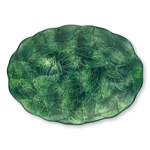Italian Ceramiche Leonardo Leaf Platter Italian Ceramiche Leonardo Leaf Platter