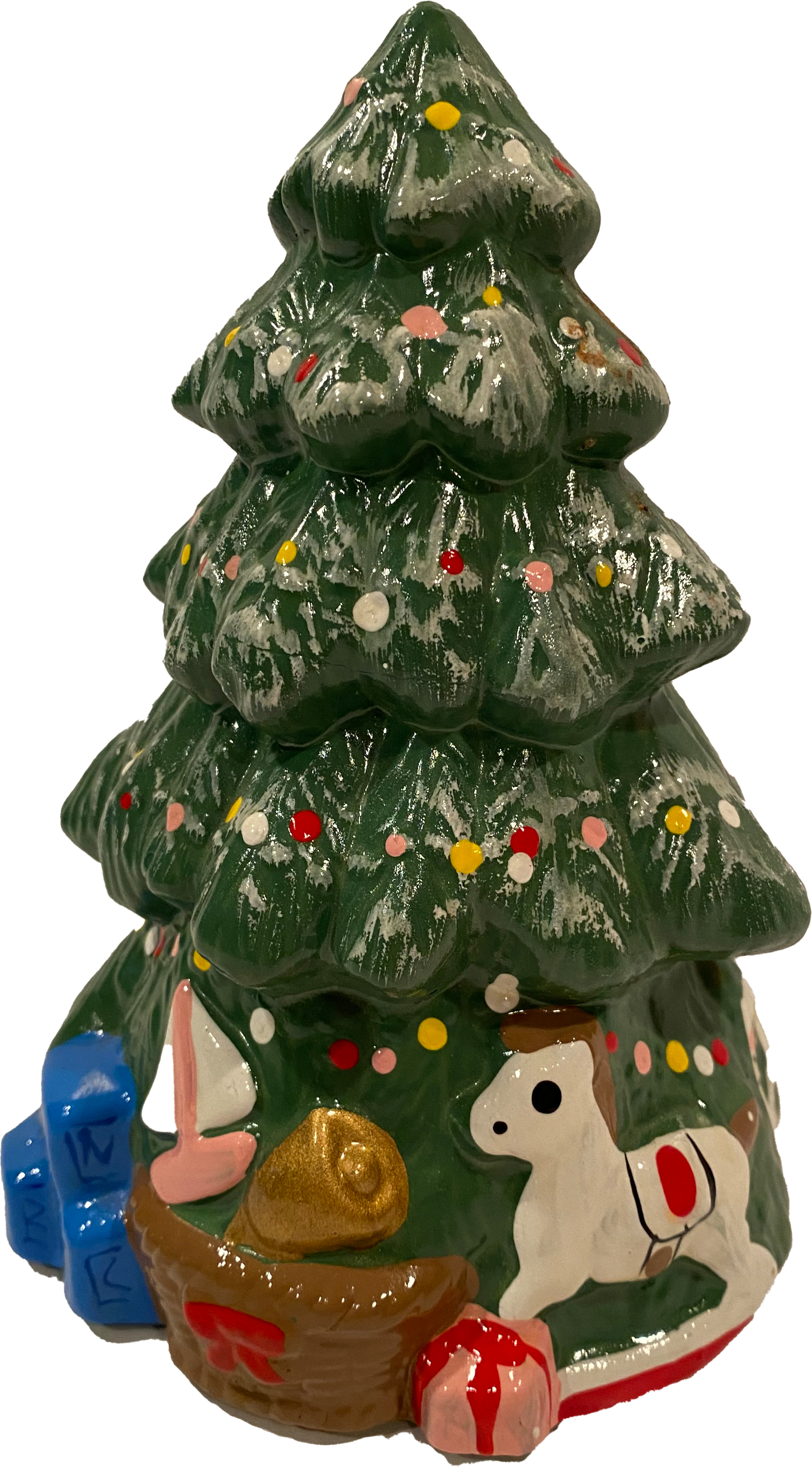 Hand-Painted Ceramic Christmas Tree~P77633756