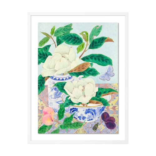 Gabby Malpas, Koi Bowls Yellow 2 Painting