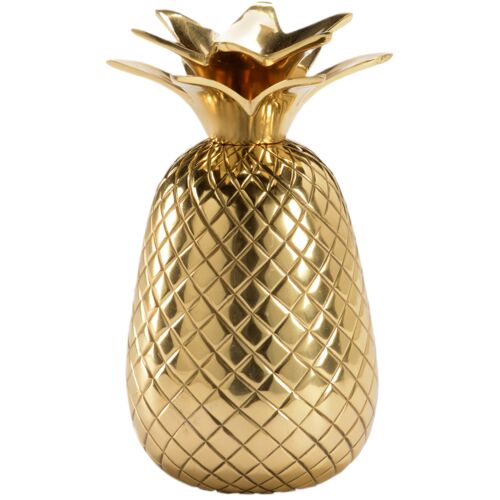 Pineapple Candlestick, Brass