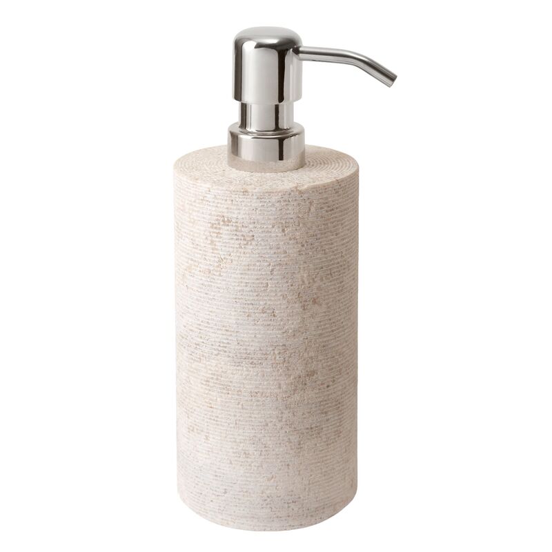 Limestone Lotion Dispenser, Limestone