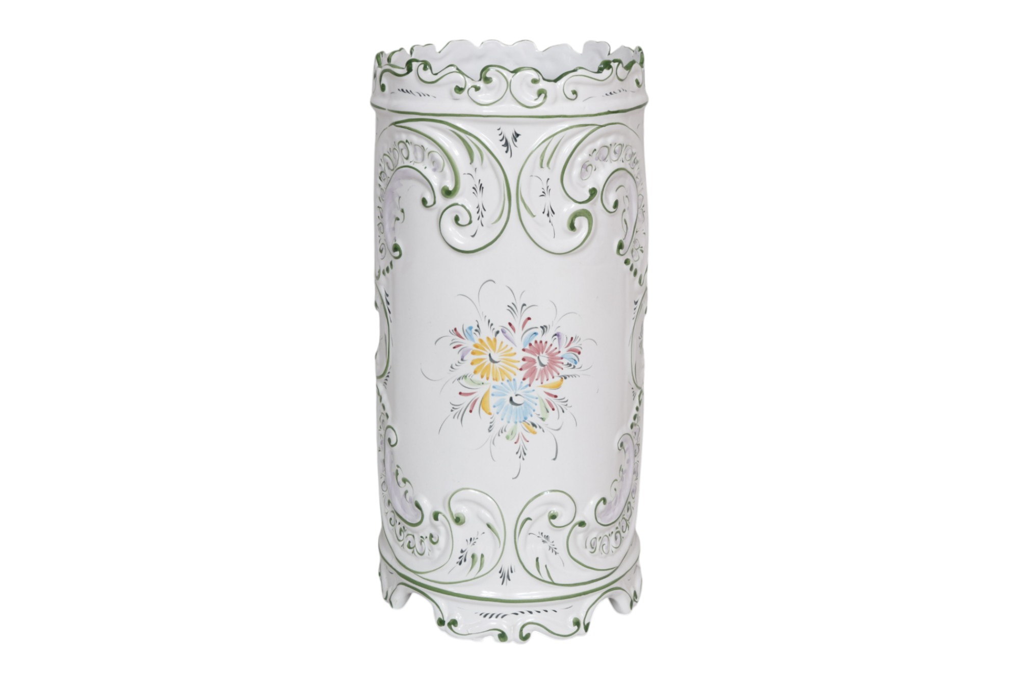 Portuguese Ceramic Umbrella Stand~P77741197