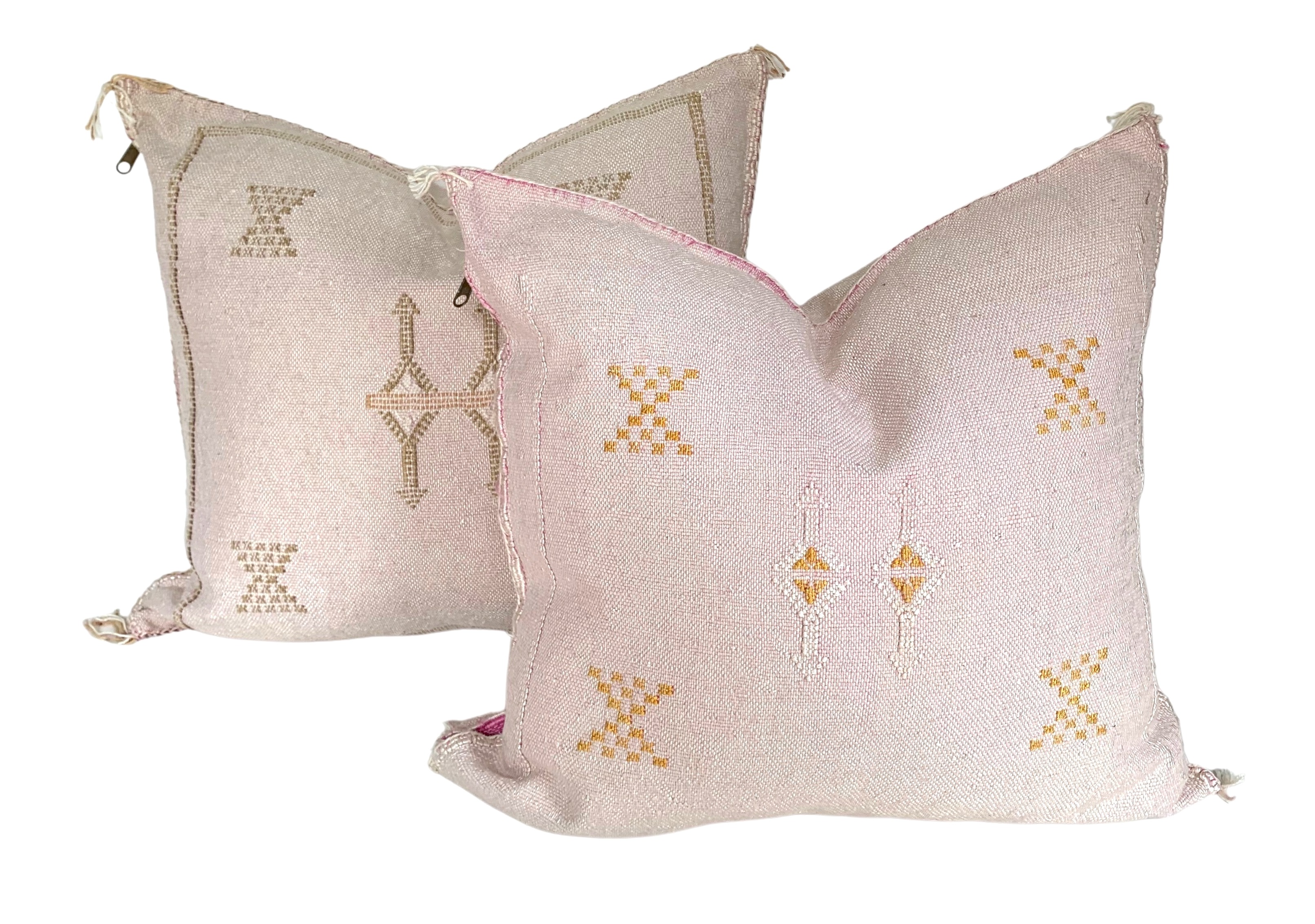 Moroccan Sabra Silk Pillows, Pair~P77659743