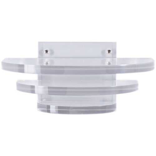 Deco Round Lucite Wall Shelf, Clear~P77650512