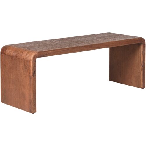 Griffin Waterfall Bench, Walnut Griffin Waterfall Bench, Walnut