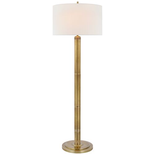 Longacre Floor Lamp, Antique Brass~P77539358