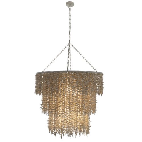 Victoria Beaded Chandelier, Ivory