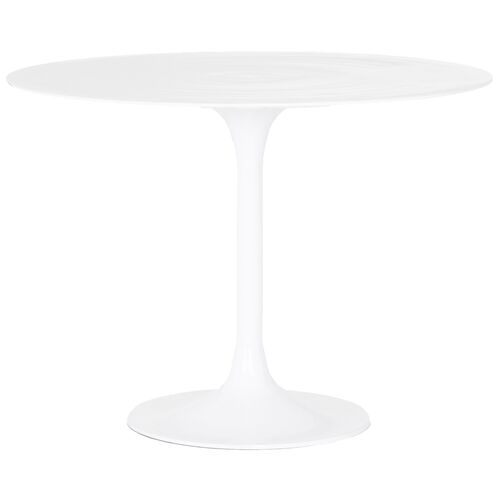 Cayla Outdoor 42" Dining Table, White~P77567135