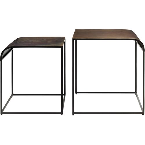 Bellerose Shayra Nesting End Tables, Black Bellerose Shayra Nesting End Tables, Black