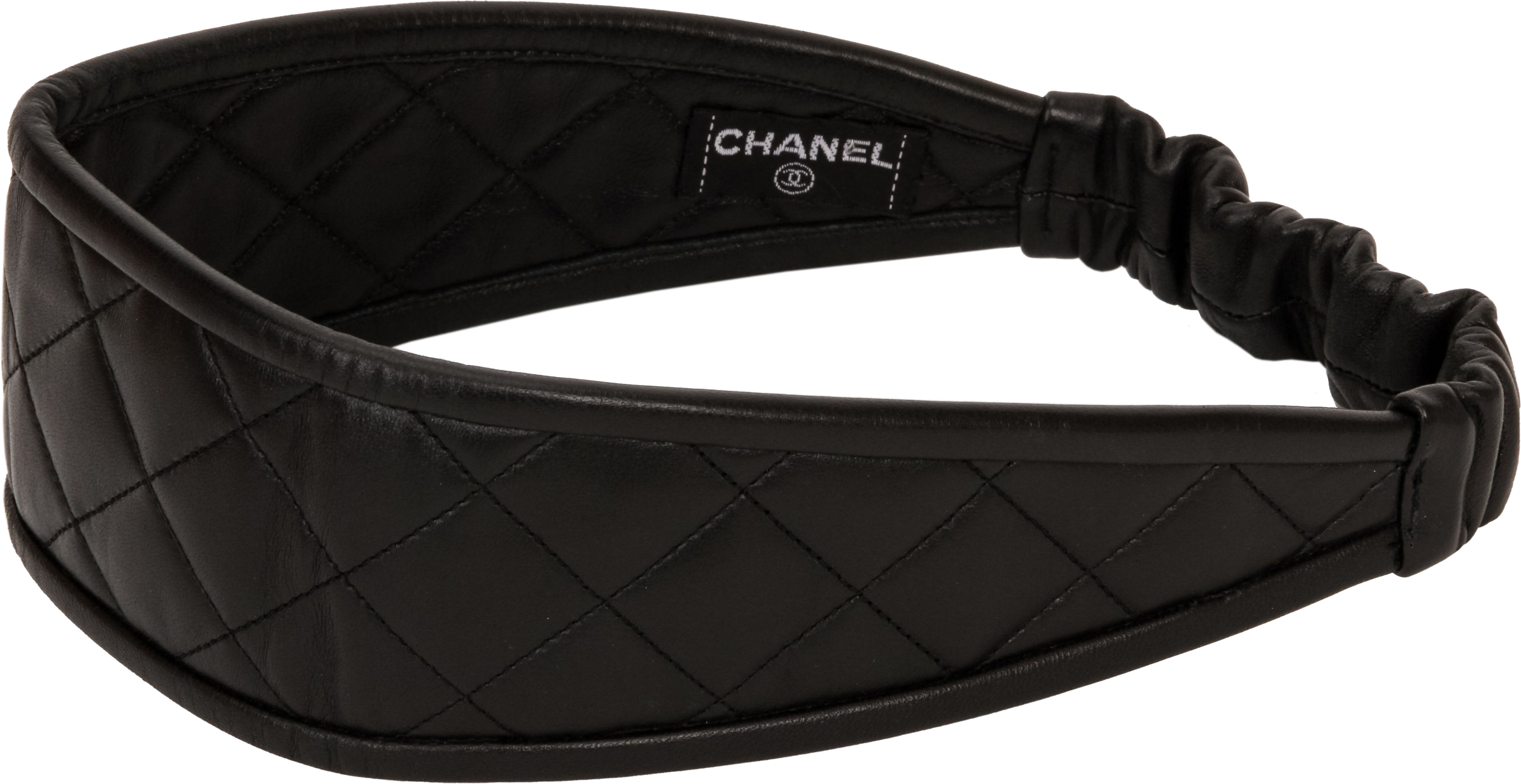 Chanel Black Quilted Vintage Headband~P77633363