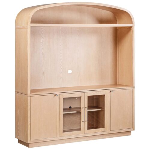 Mesa 77" Arched Wood Entertainment Center Mesa 77" Arched Wood Entertainment Center