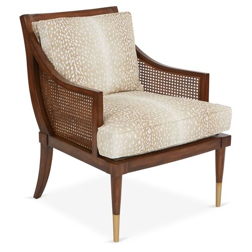 Kirkwood Accent Chair, Fawn Linen~P77412136