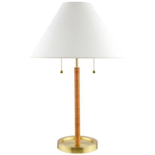 Trixie Table Lamp, Brass