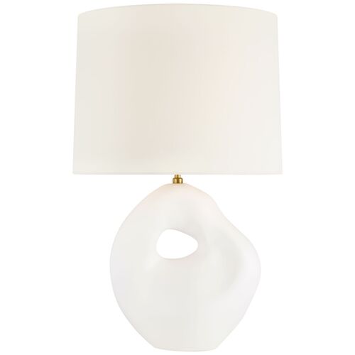 Adria 25" Cordless Table Lamp, Plaster White Adria 25" Cordless Table Lamp, Plaster White