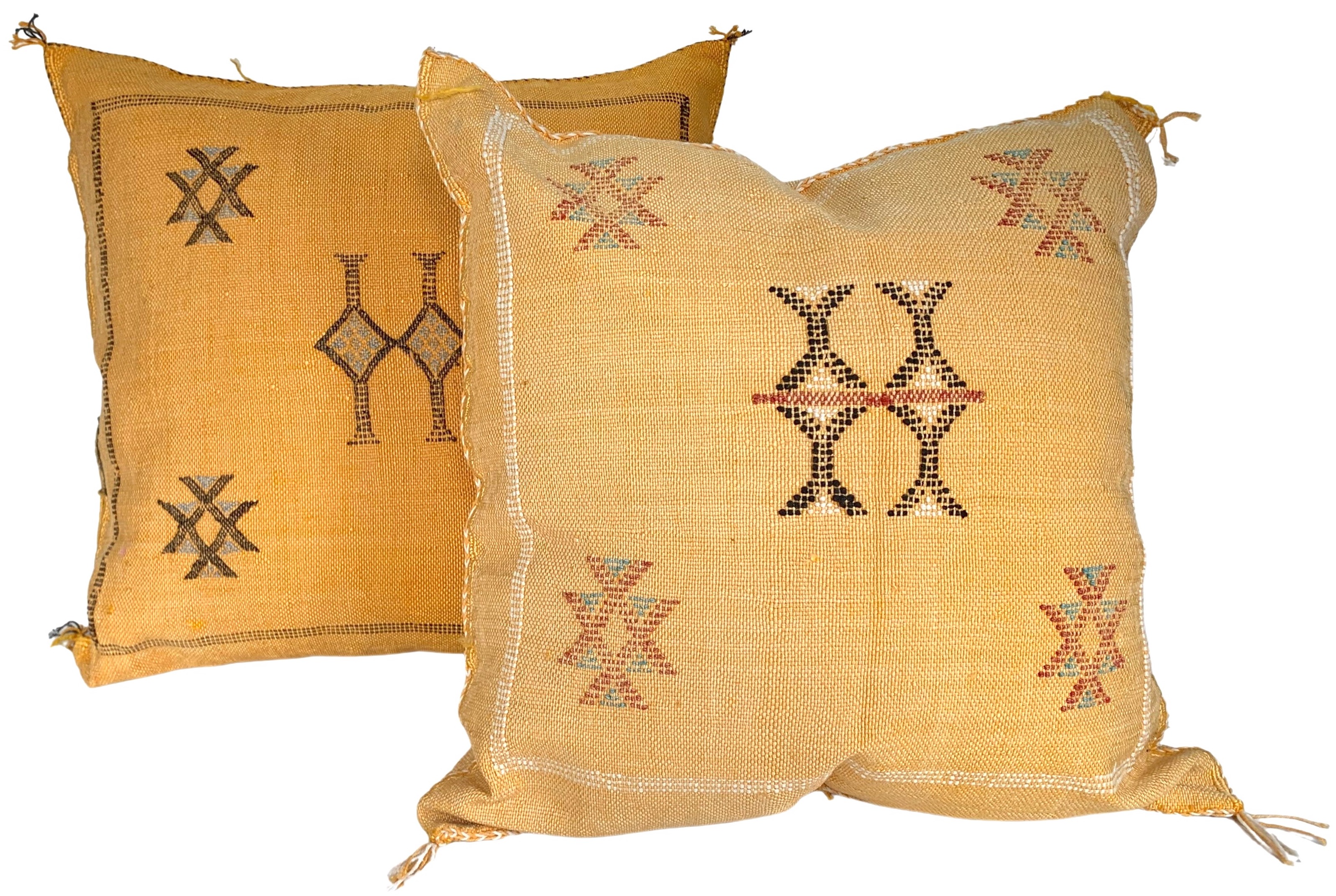 Moroccan Sabra Silk Pillows, Pair~P77659738