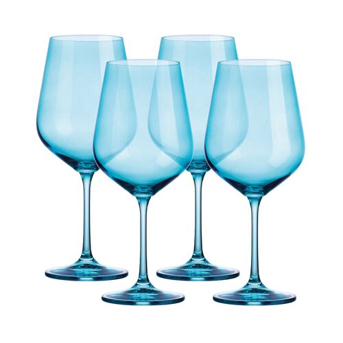 S/4 Sheer Red Wine Glasses