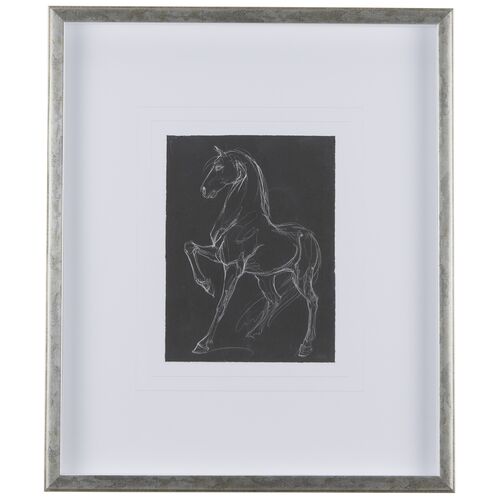 Horse IV 21.5" x 25.5" Framed Painting Horse IV 21.5" x 25.5" Framed Painting