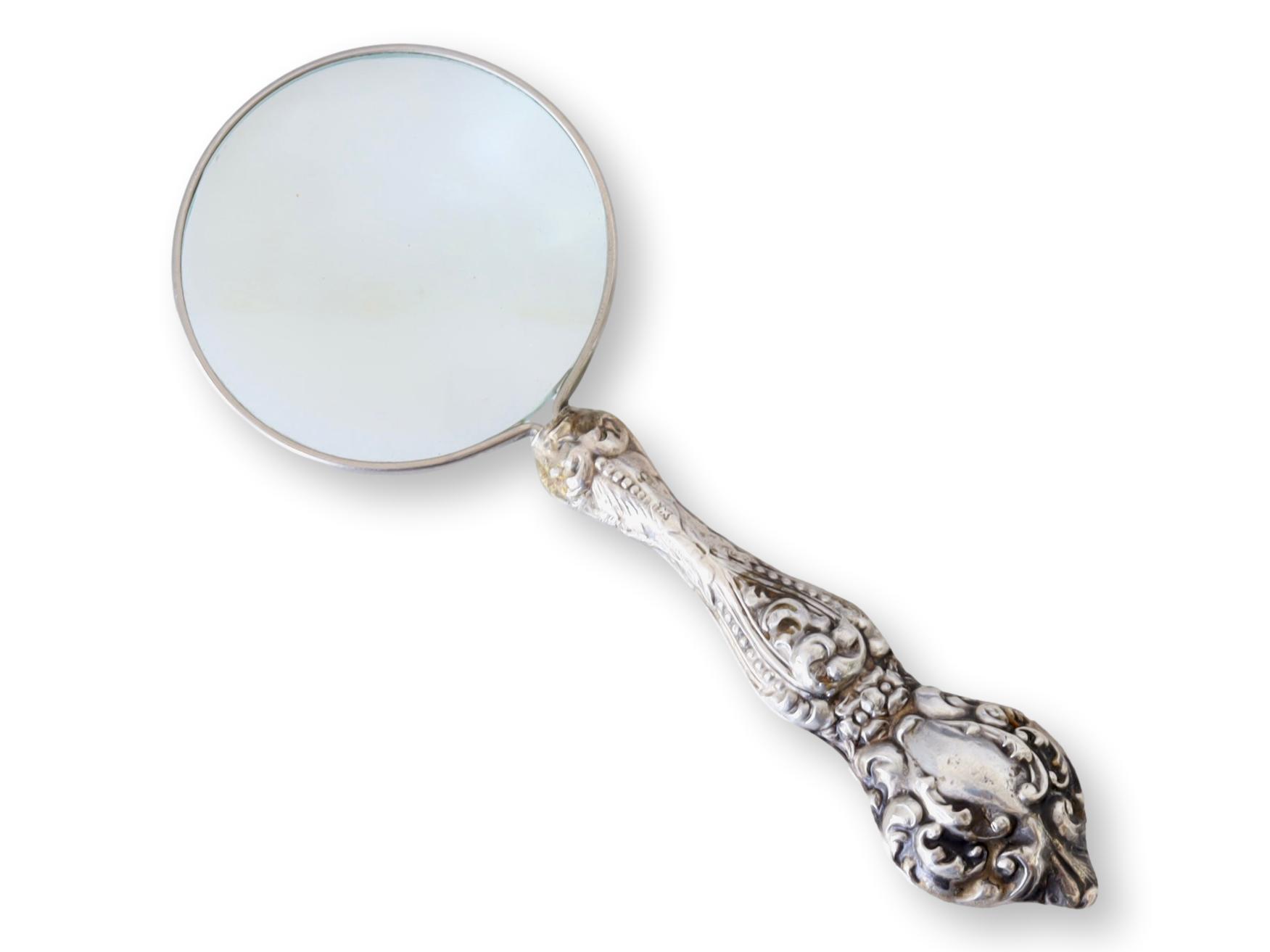 Sterling handle Ladies Magnifying Glass~P77675782