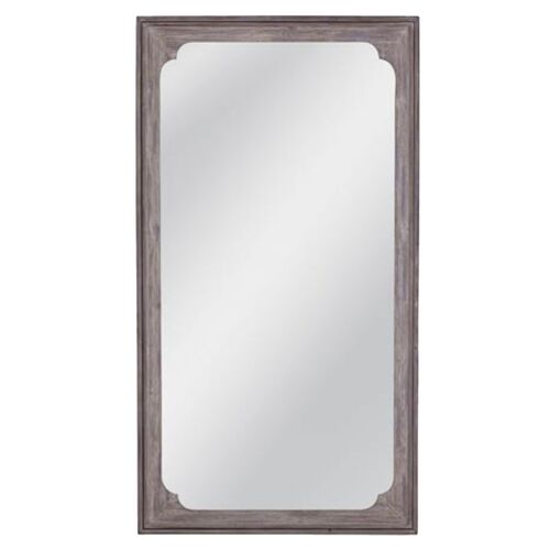 Nicole Floor Mirror, White Washed Nicole Floor Mirror, White Washed