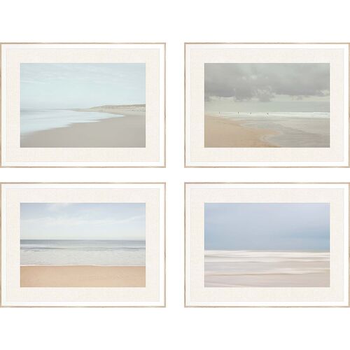 S/4 Shoreline Serenity Framed Paintings S/4 Shoreline Serenity Framed Paintings