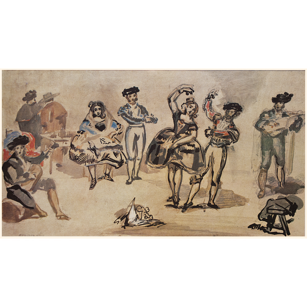 1959 Édouard Manet, Spanish Dancers~P77662790
