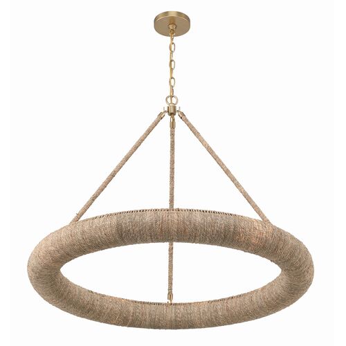 Oakley Integrated LED Chandelier, Soft Gold