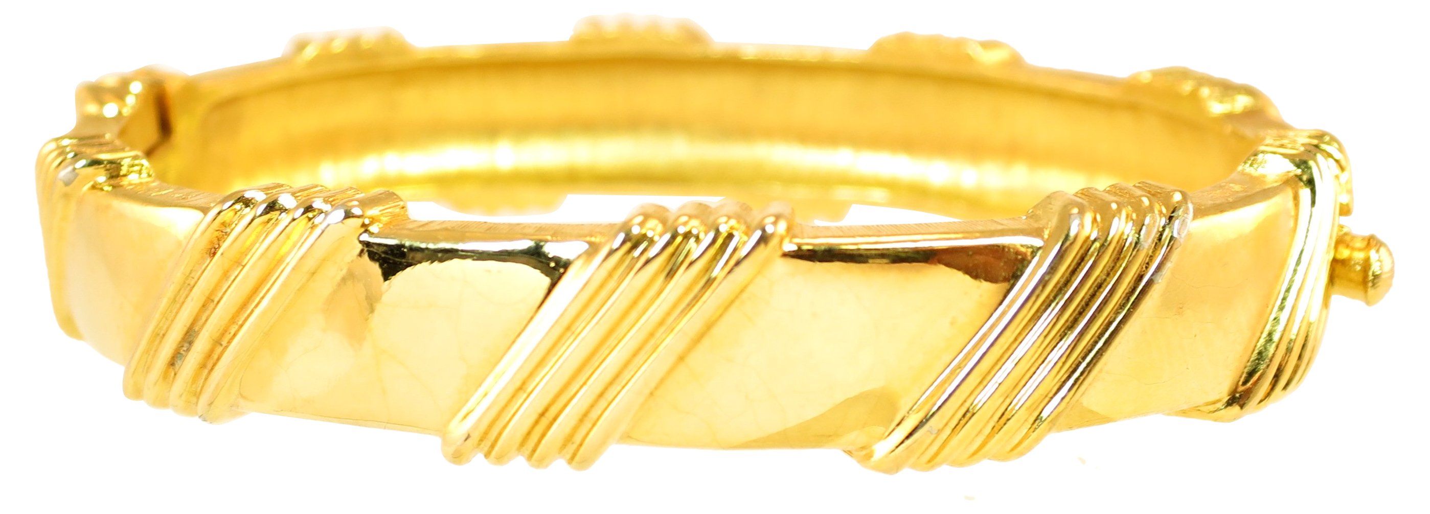 1950s Jomaz Gold Bangle Bracelet~P77321522
