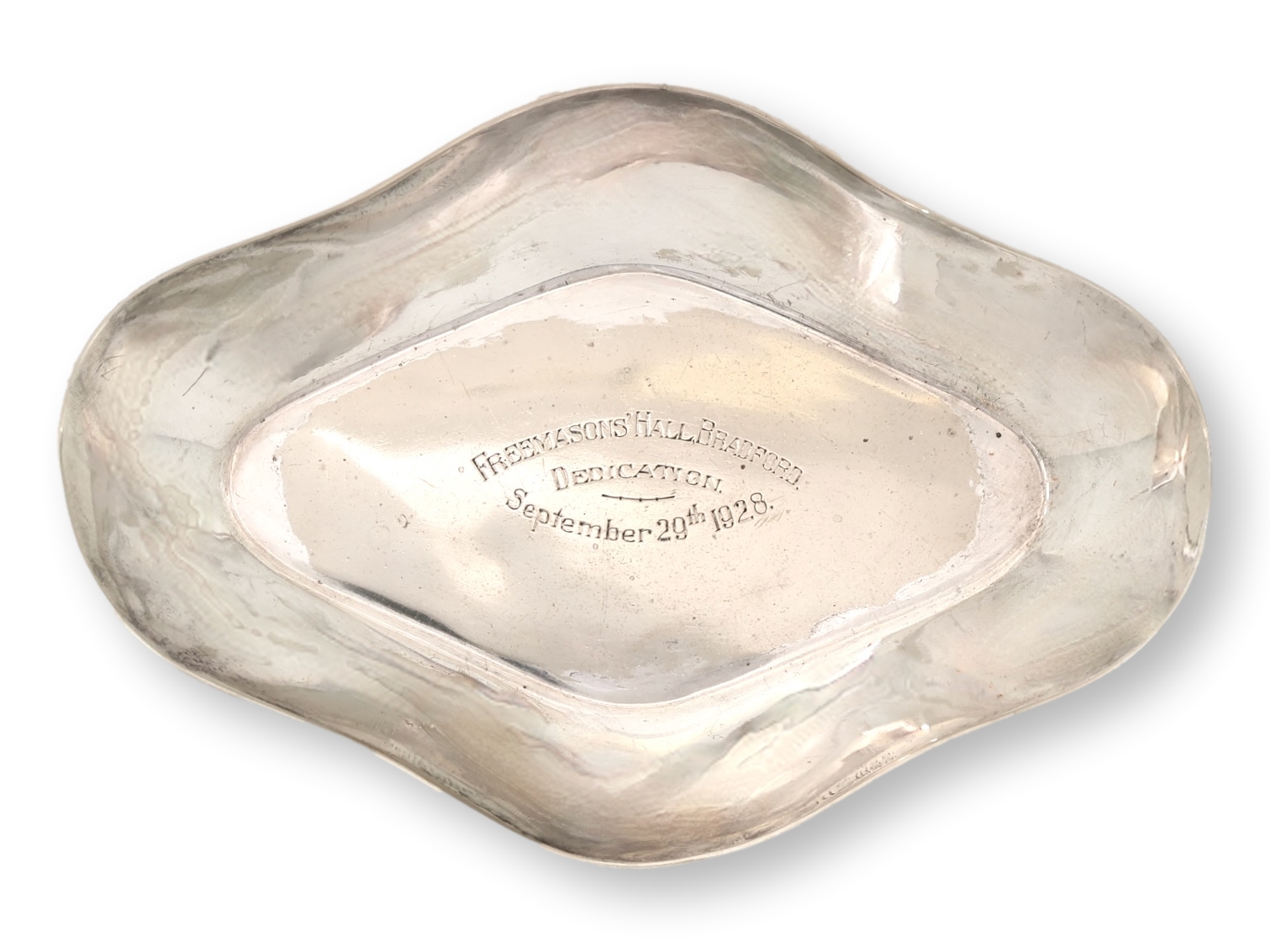 1928 Walker & Halle Masonic Trinket Dish~P77741147