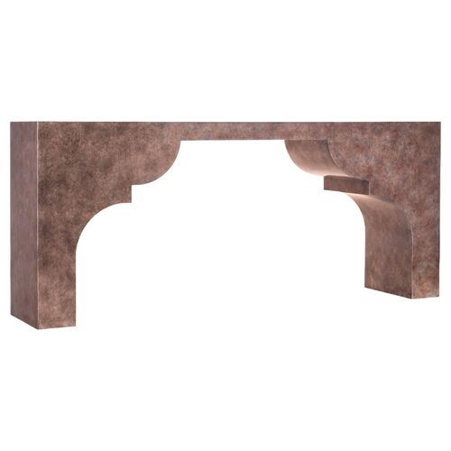 Melange Taj Console, Brown