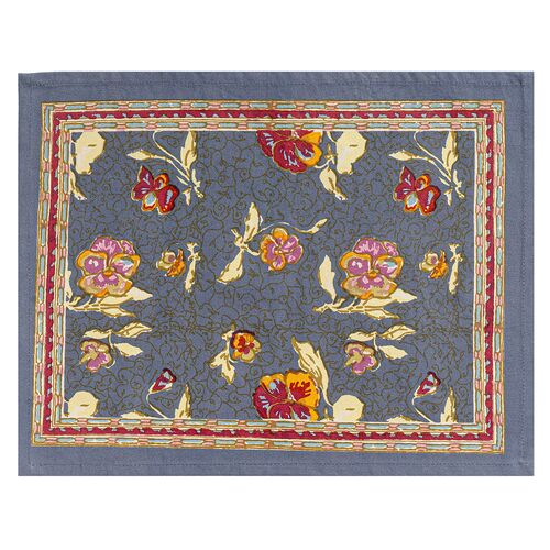 Pansy Mats, Set of 6