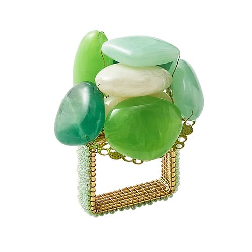 S/4 Sea Stone Napkin Rings