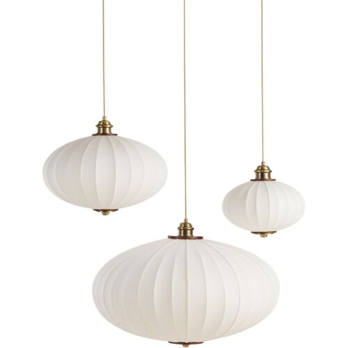 Plaza Linen Pendant, Ivory Plaza Linen Pendant, Ivory