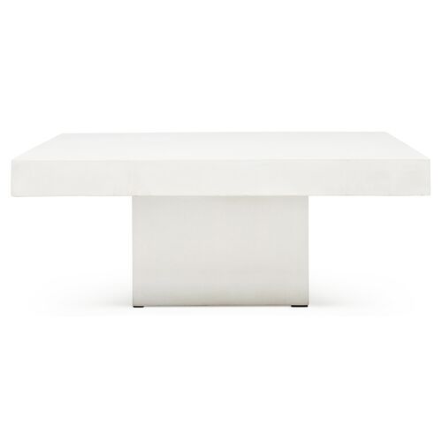 Malena Square Coffee Table, Ivory~P77536462