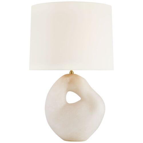 Adria 25" Cordless Table Lamp, Alabaster