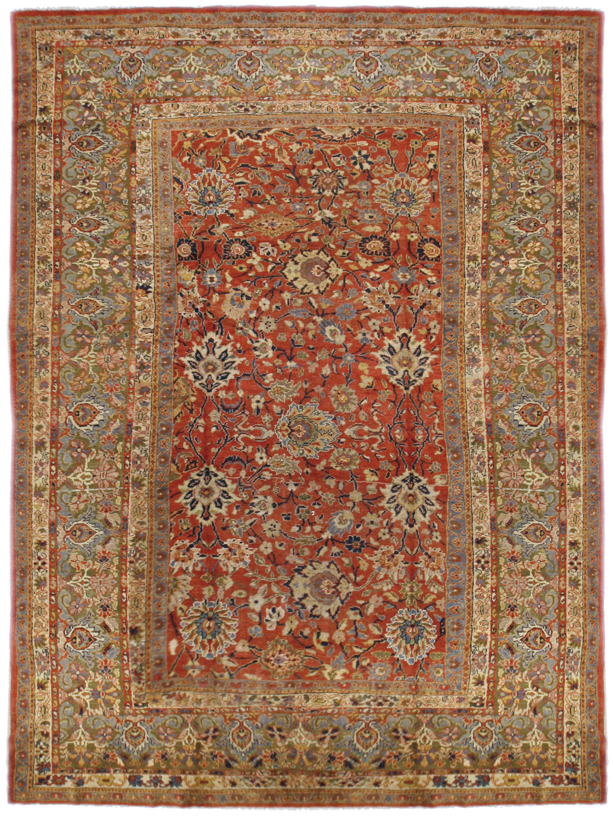 Antique Persian Mahal Rug 9'2 X 13'5~P77662910