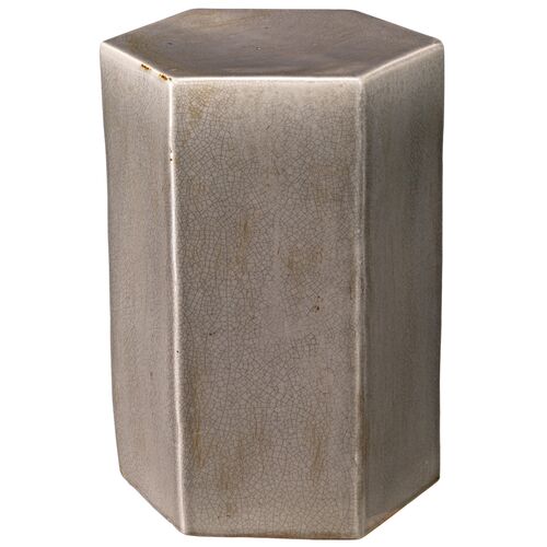 Large Porto Outdoor Side Table, Gray~P45915147