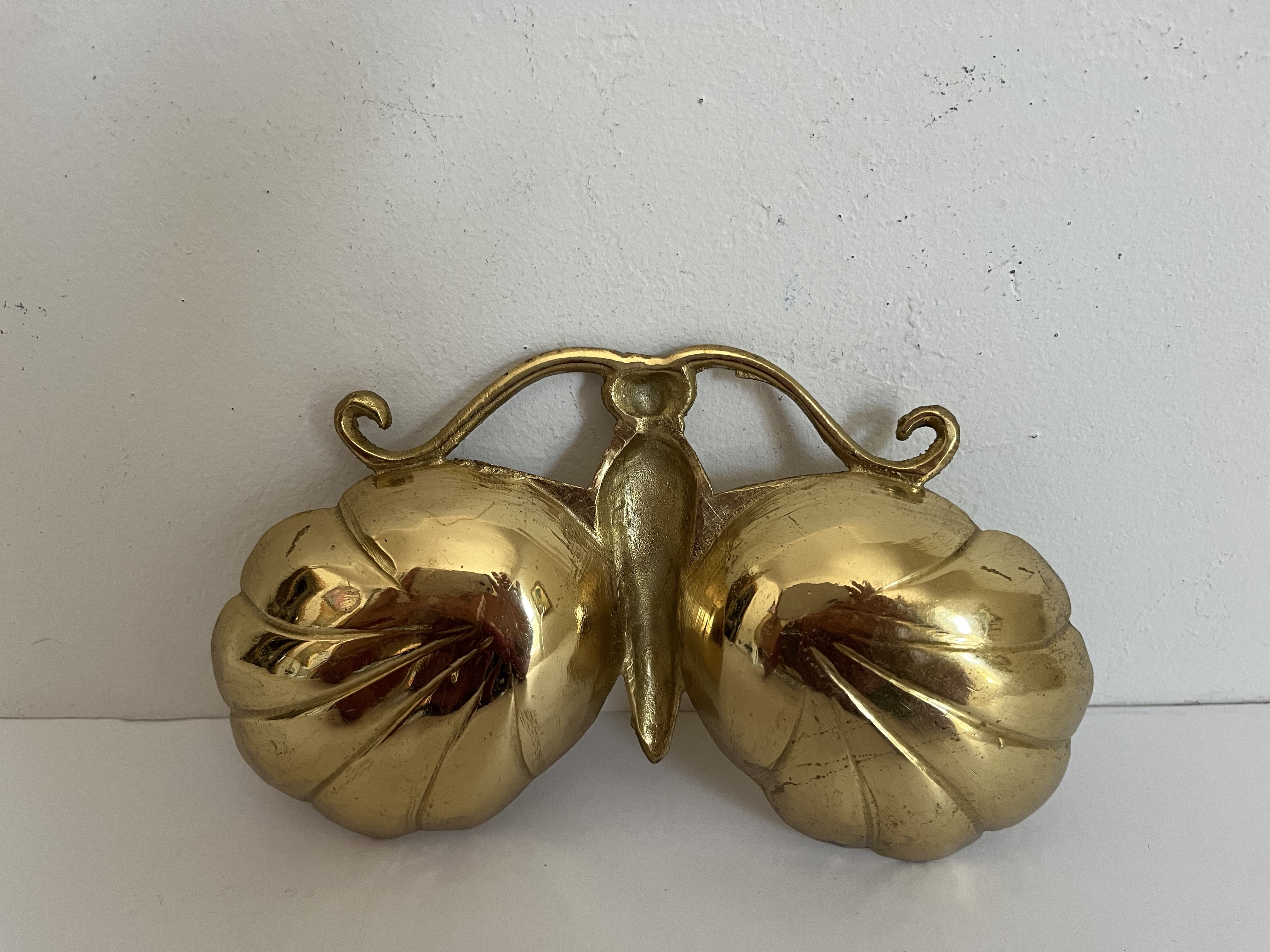 1960s Brass Moth Catchall/Tray~P77687954