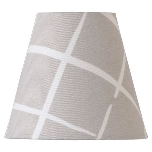 Cove End Clip-on Lampshade, Oyster~P77526627
