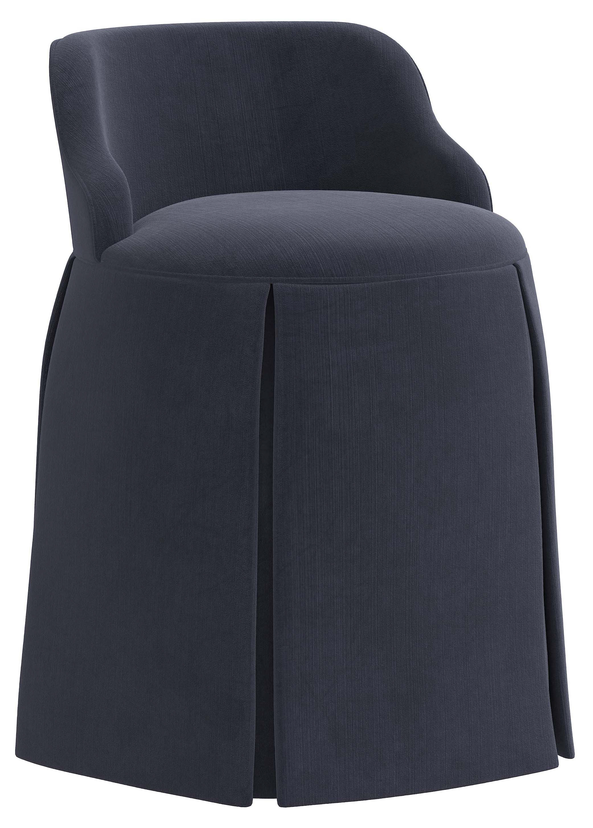 Addie Vanity Stool, Velvet One Kings Lane