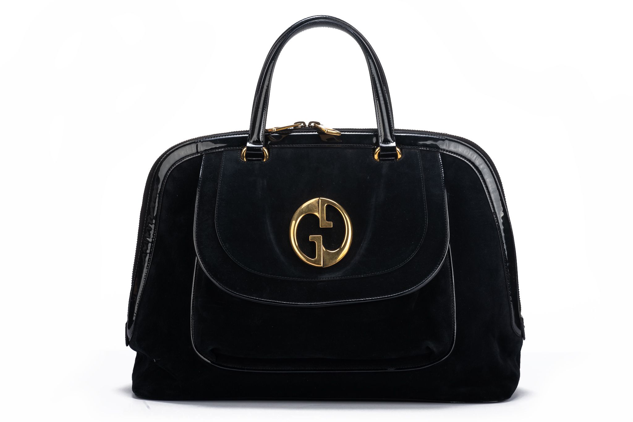 Gucci Vintage Oversize Suede Travel Bag~P77654496