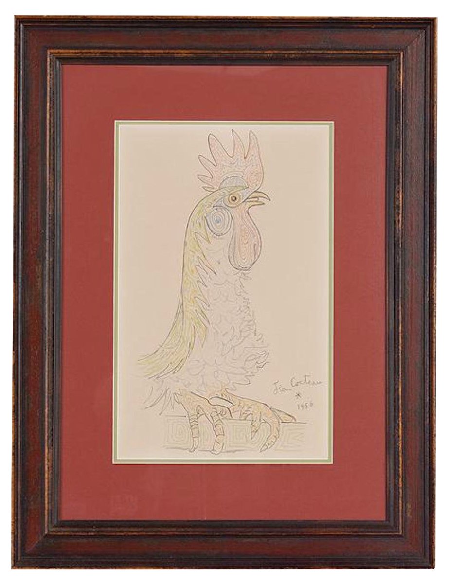 Rooster Lithograph~P77344875