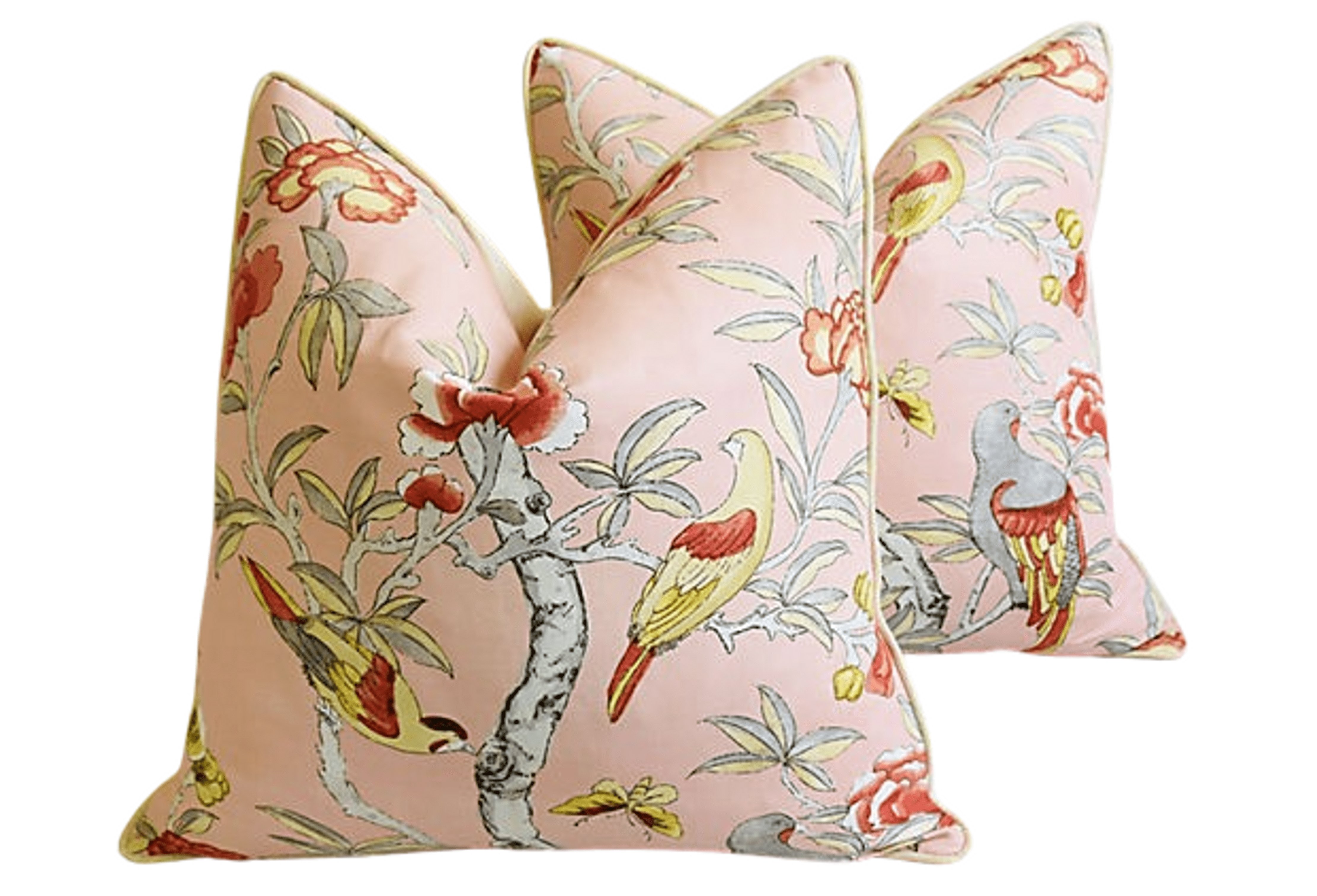 Thibaut Floral/Birds Giselle Pillows, Pr~P77598335