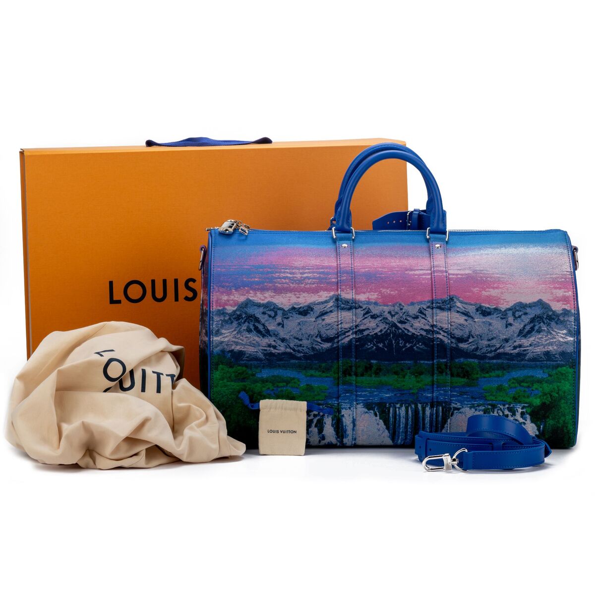 Louis Vuitton Abloh Landscape Keepall - Vintage Lux