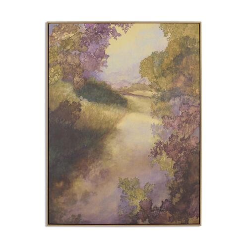 As Above, So Below Painting by Aileen Fitzgerald, White Oak Frame As Above, So Below Painting by Aileen Fitzgerald, White Oak Frame