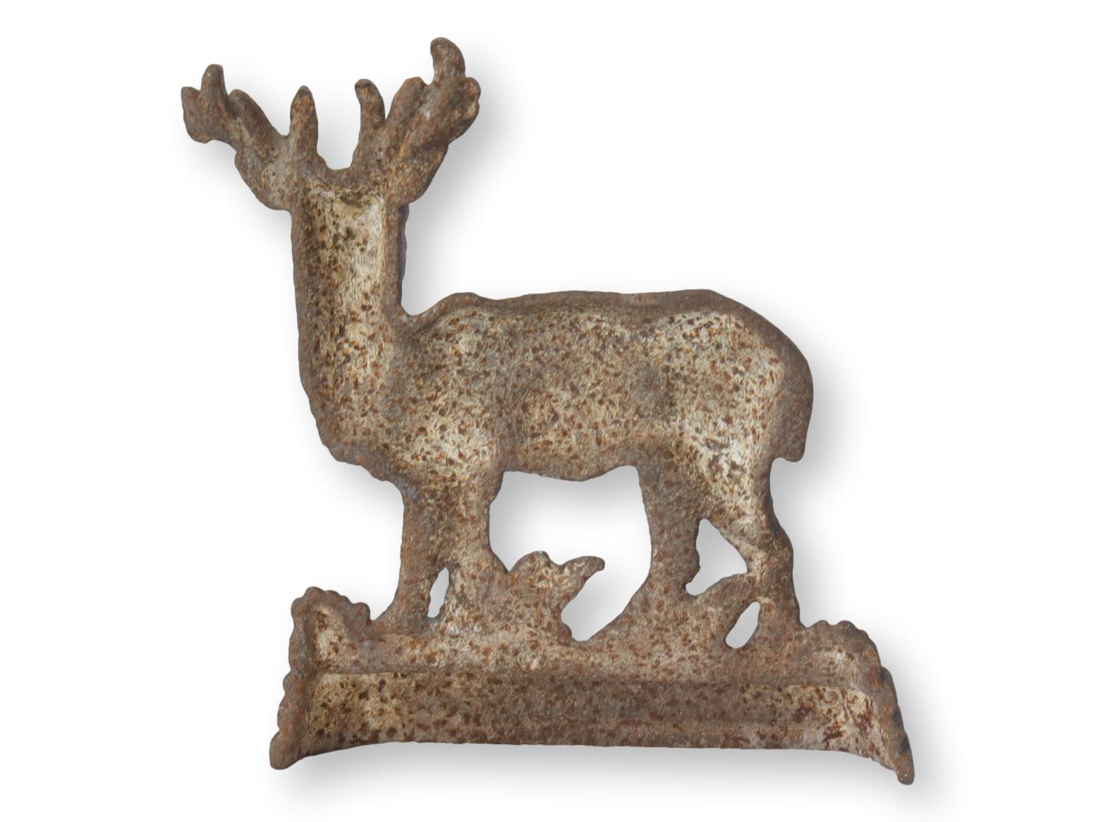 Antique Cast Iron Deer Doorstop~P77681591