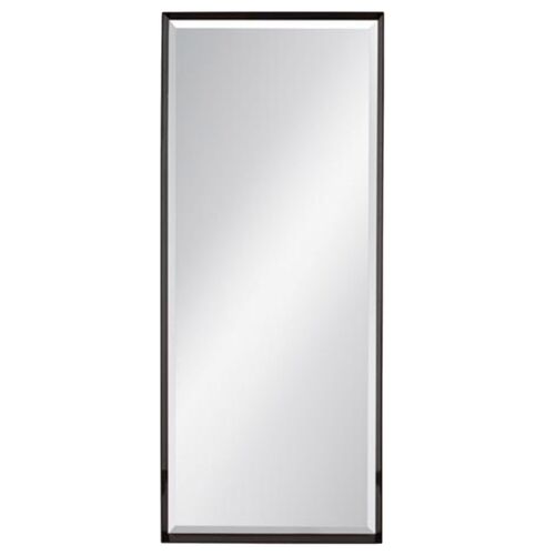 Alyssa Floor Mirror, Black Lacquer